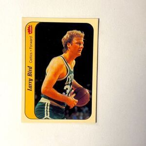 1986 Fleer Sticker Larry Bird #2 mint condition rare 🚨 rare